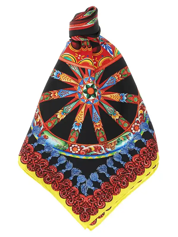Carretto Scarves And Foulards Multicolor - Dolce & Gabbana
