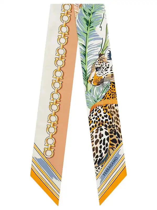 Felini Print Silk Mini Bandeau - Ferragamo