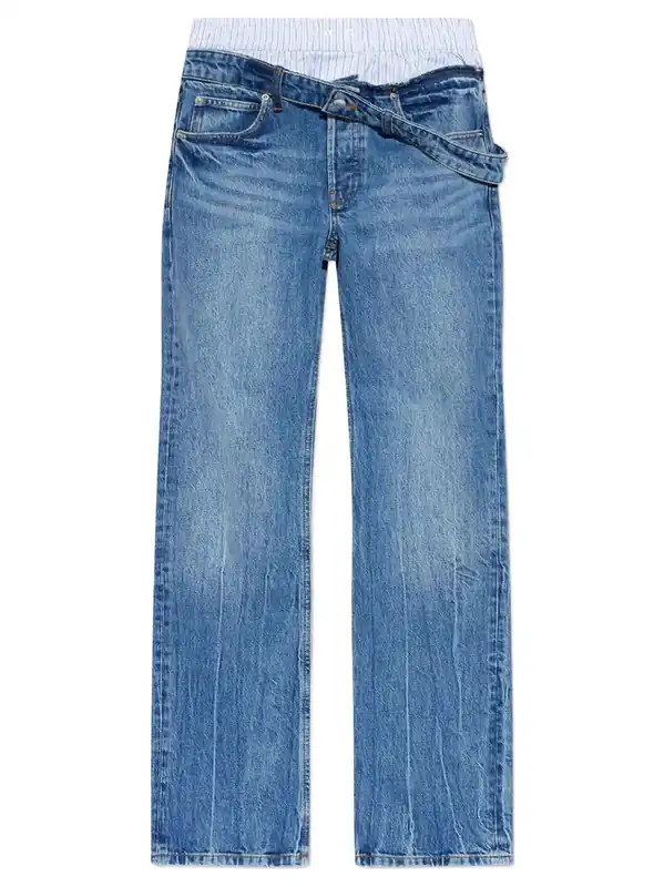 Boxer Detail And Drop Waistband Slim Fit Jeans - Alexander Wang