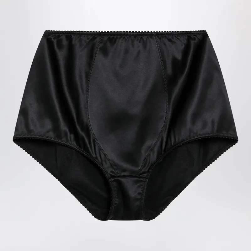 Black Satin Culottes - Dolce & Gabbana