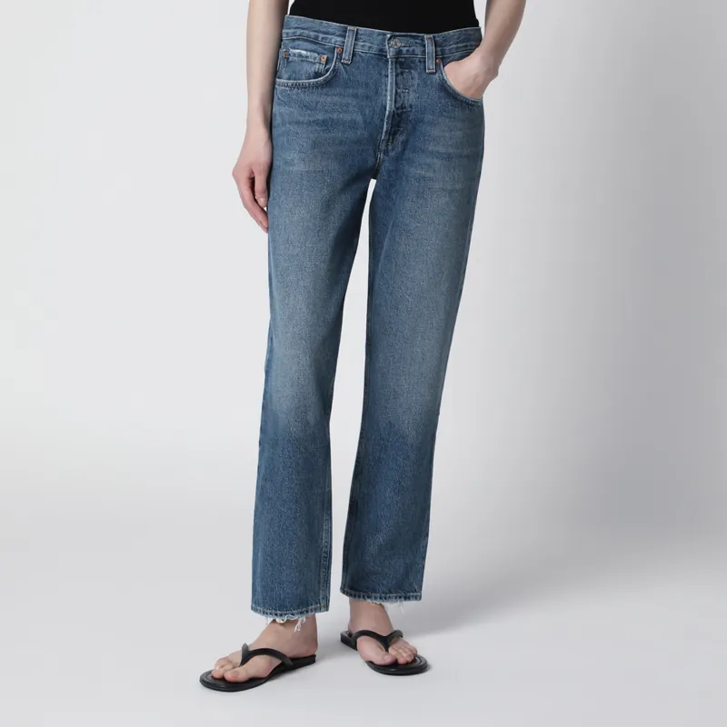 Romney Jeans In Medium Indigo Denim - Agolde
