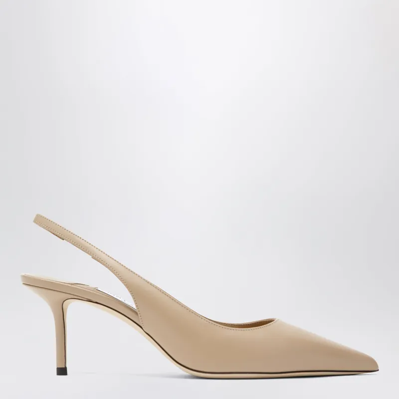 Leather Slingbacks With Ankle Strap - Jimmy Choo