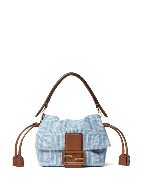 Mamma Baguette Small Ff Denim Mini-Bag