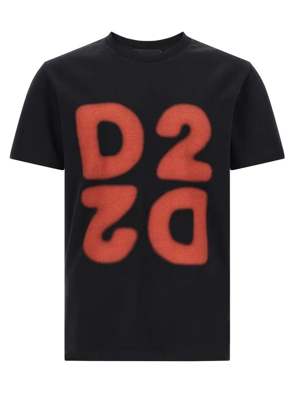 Printed T-Shirt Black
