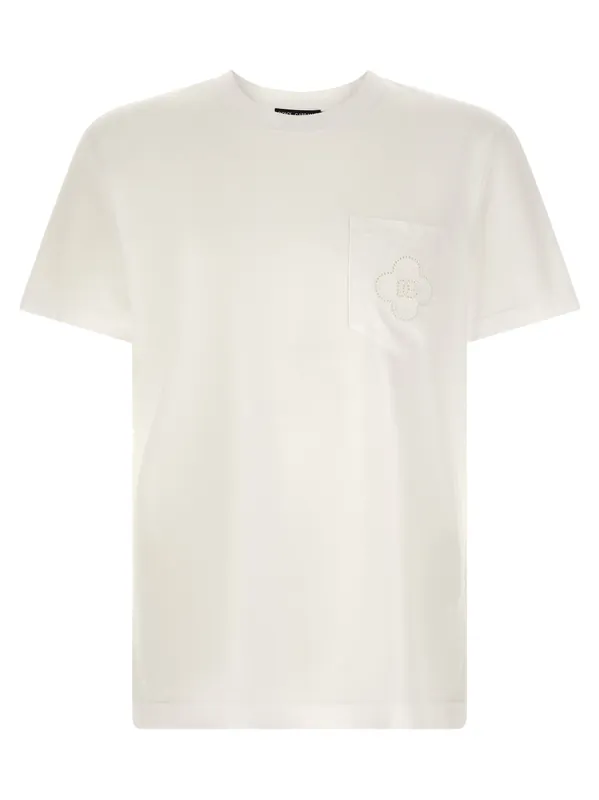 Openwork Logo T-Shirt White