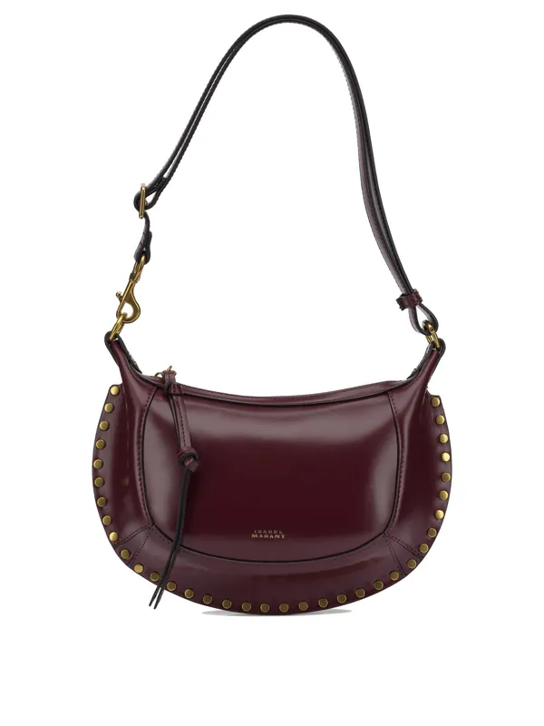 Oskan Moon Shoulder Bags Bordeaux - Isabel Marant