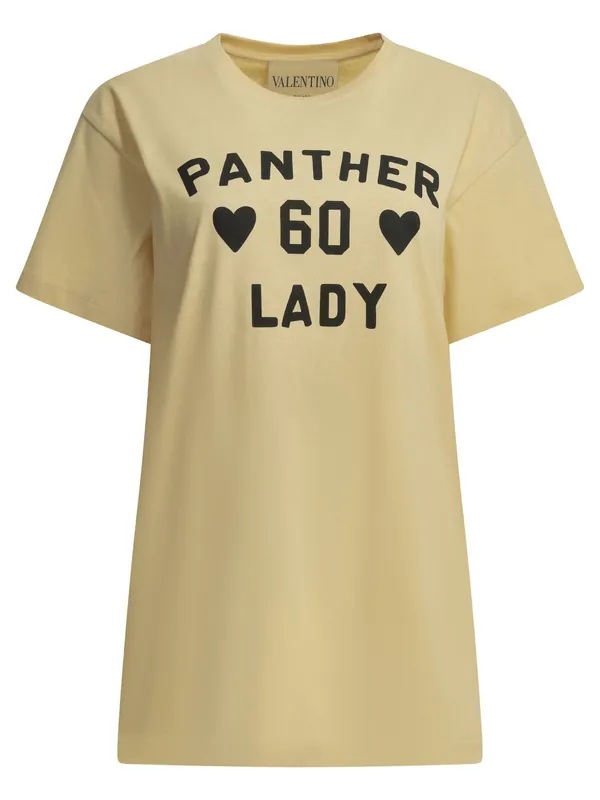 Panther Lady T-Shirts Beige