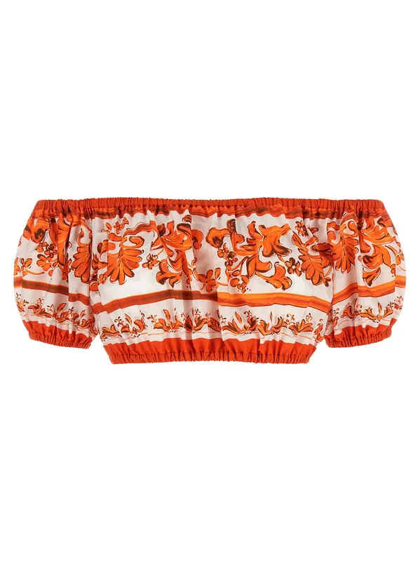 Maiolica Tops Orange - Dolce & Gabbana