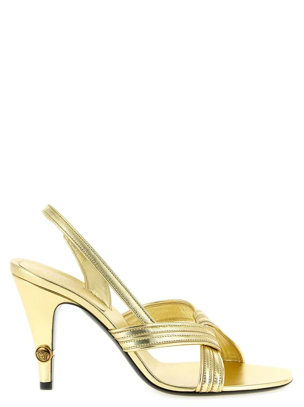 Gianni Sandals Gold - Versace