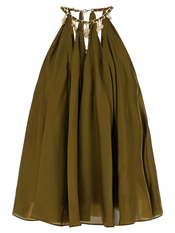 Mahon Shirt And Blouse Green - Zimmermann