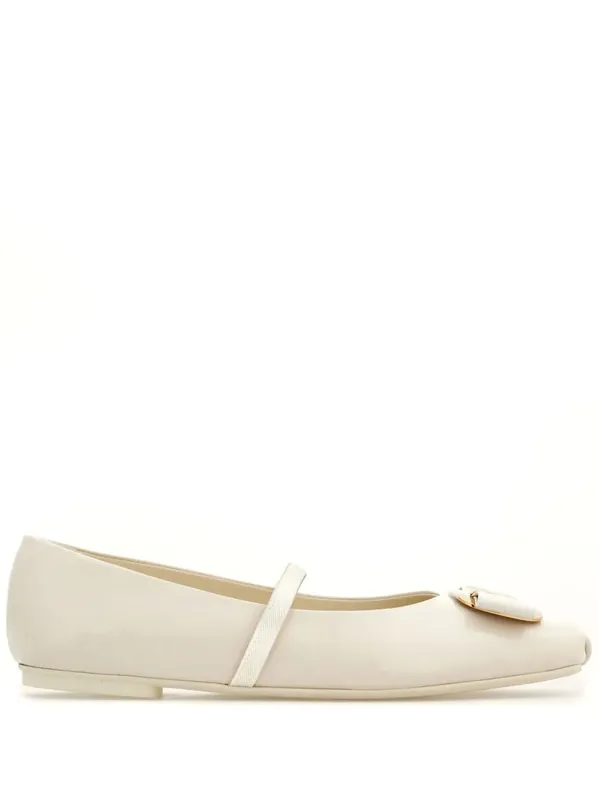 New Vara Plate Ballerinas - Ferragamo
