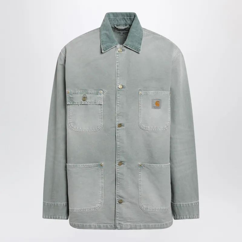 Shady Green/Destroy Washed Shirt Jacket - Carhartt Wip