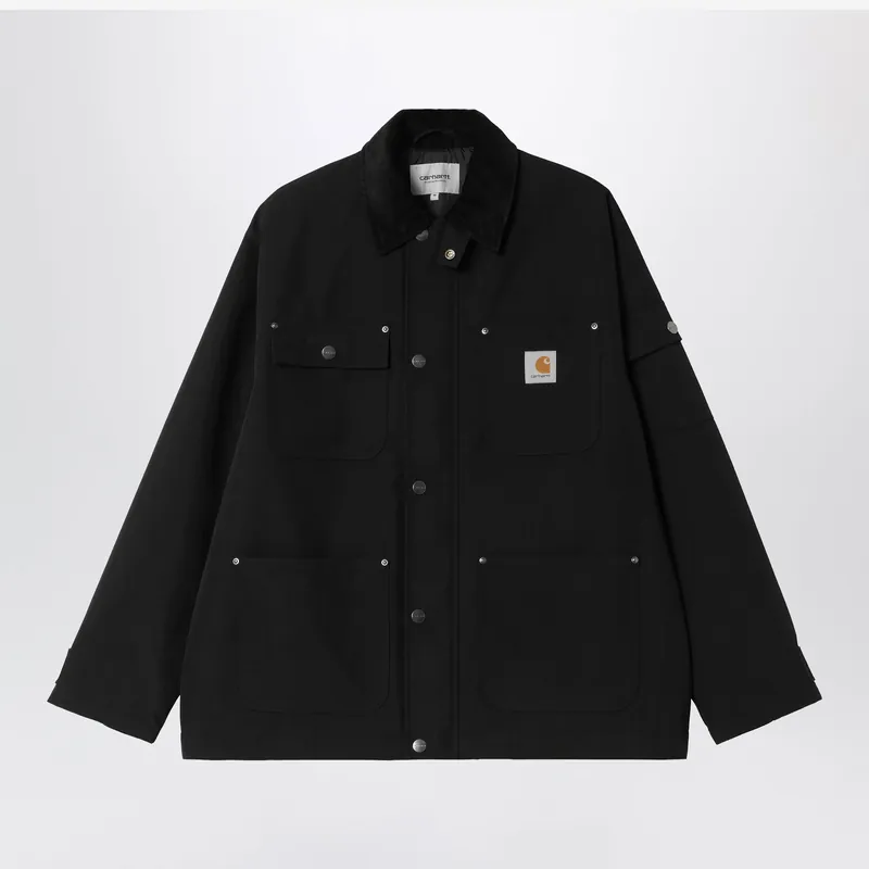 Black Clapton Shirt Jacket - Carhartt Wip