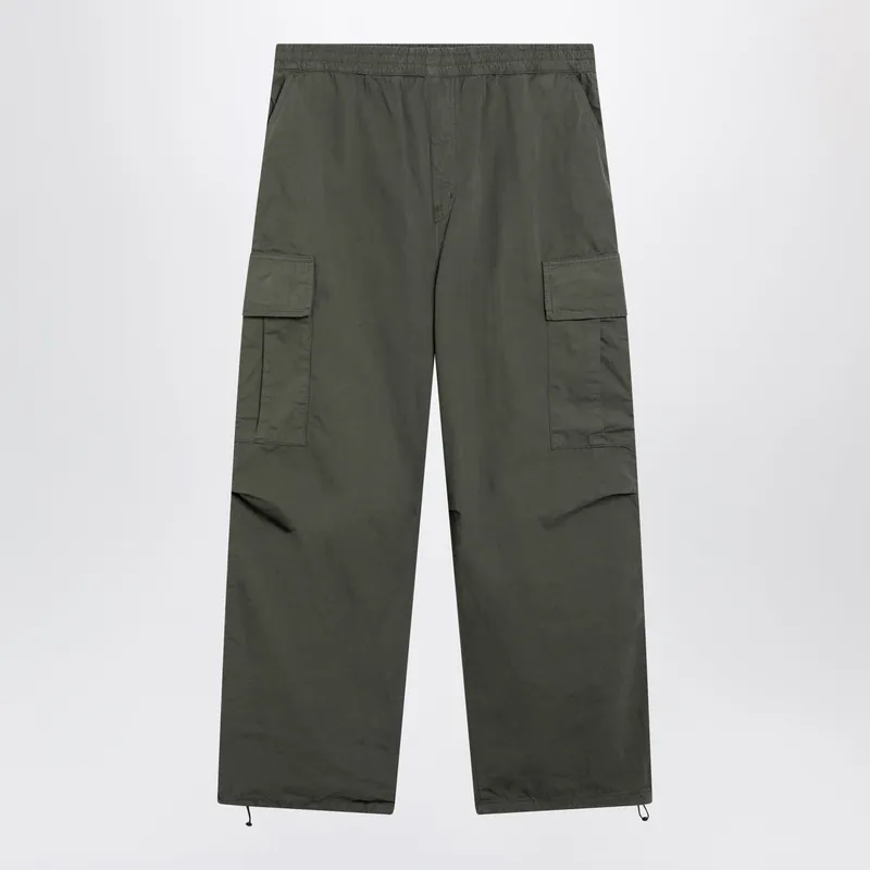 Mandler Cargo Trousers In Military Green Cotton Poplin - Carhartt Wip