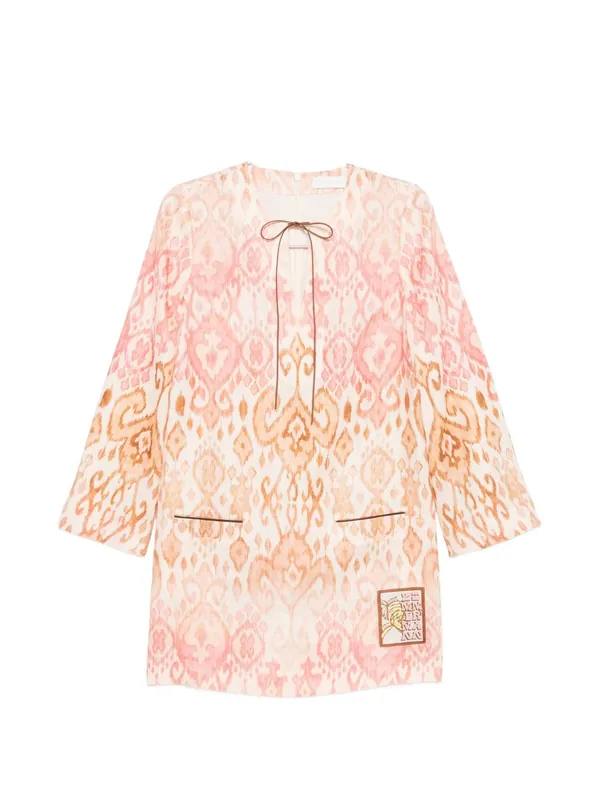 Aster Linen Mini Dress - Zimmermann