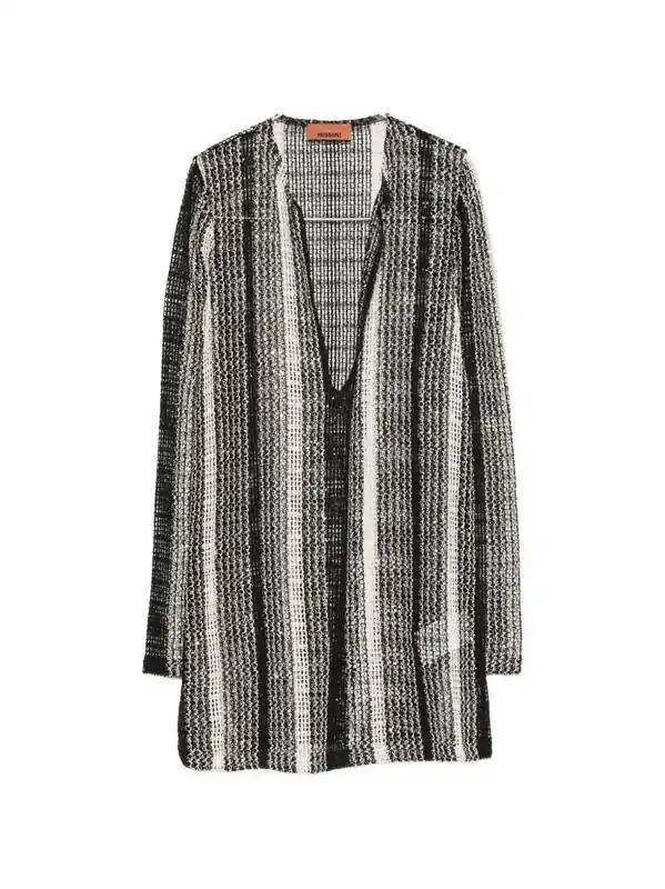 Cotton Blend Short Cover Up - Missoni Beachwear