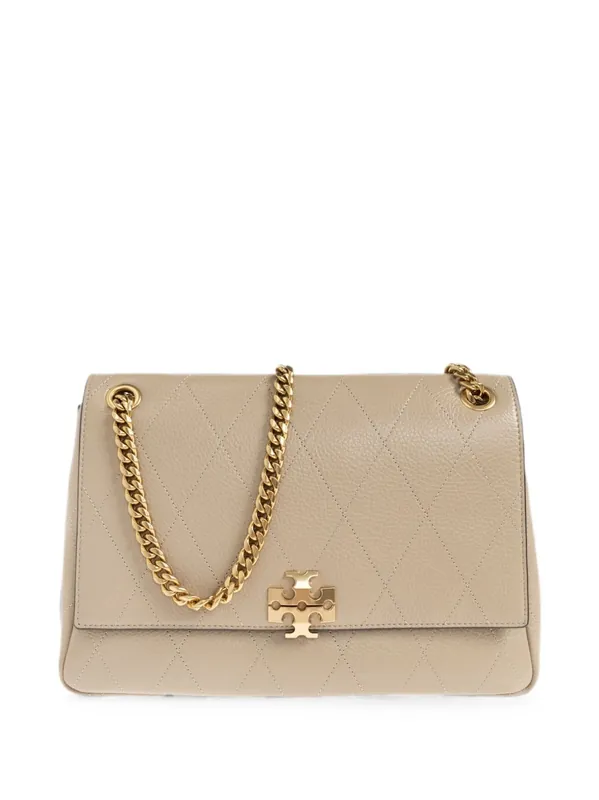 Charlie Quilted Leather Shoulder Bag - Tory Burch