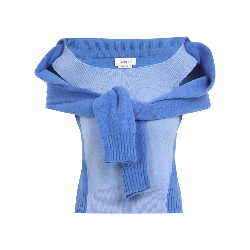 Pullover Blue - Alexander McQueen