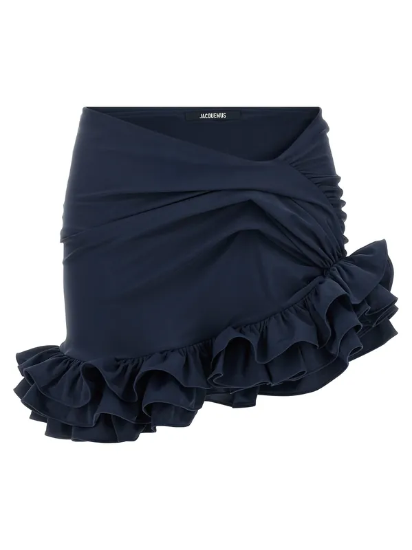 La Mini Jupe Playa Skirts Blue - Jacquemus