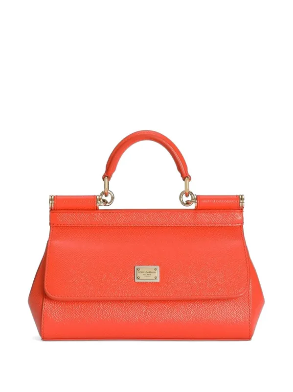 Sicily Small Leather Handbag - Dolce & Gabbana