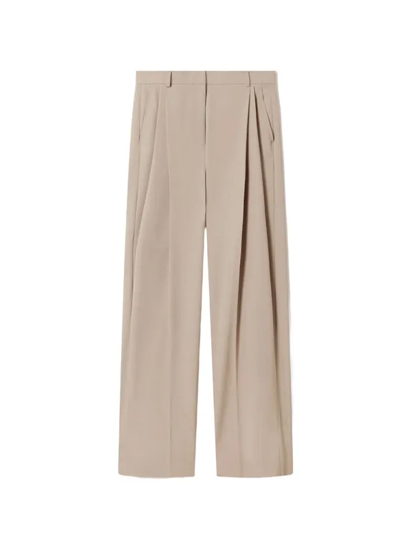 Pleated Wool Trousers - Stella McCartney