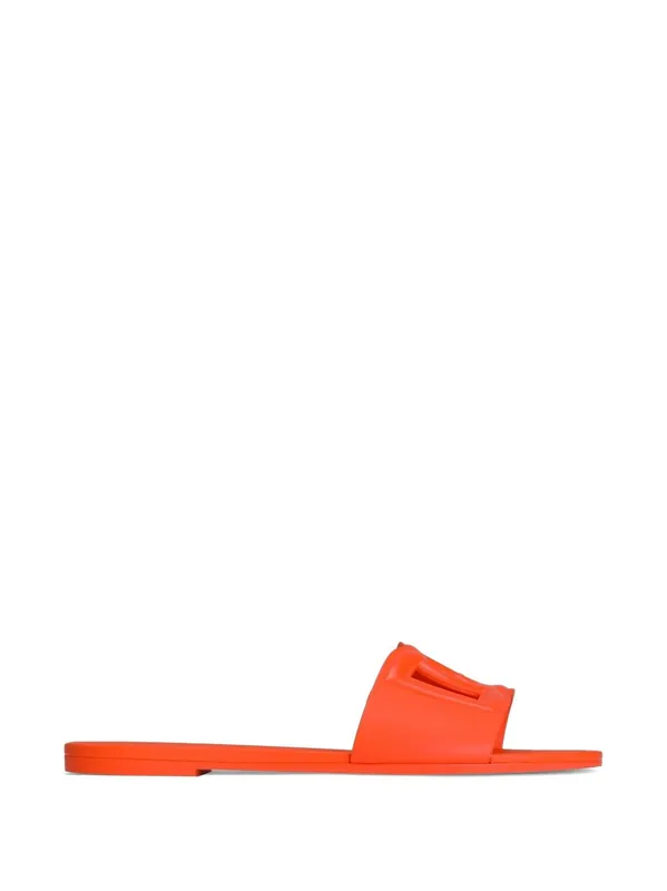 Dg Logo Flat Sandals - Dolce & Gabbana