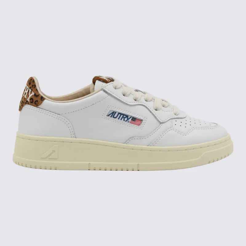 Sneakers Lea/Suecolleg Wht/Leo - Autry