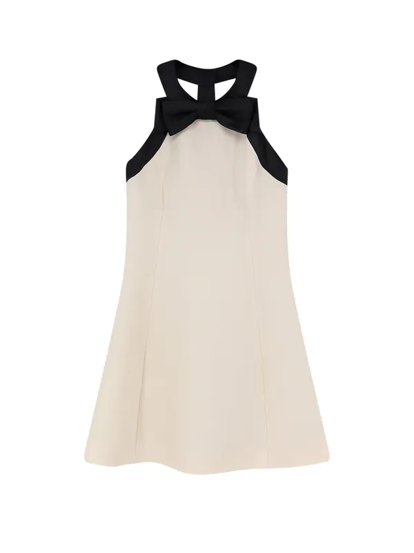 Mini Dress With Bow Detail - Valentino Garavani