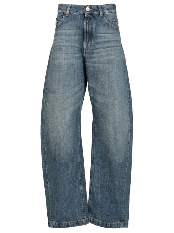 Denim Trousers Jeans Blue - The Attico