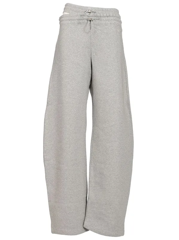 Long Jogger Trousers Grey - The Attico