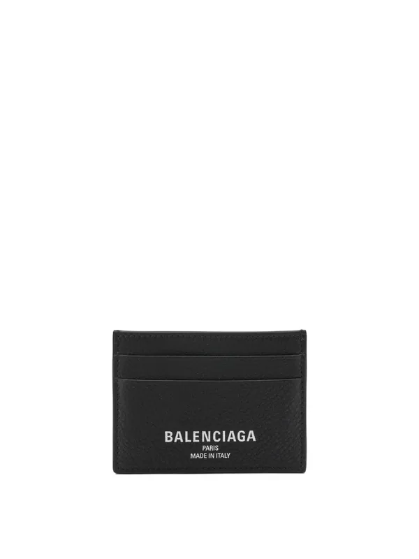 Leather Cardholder Wallets & Card Holders Black - Balenciaga