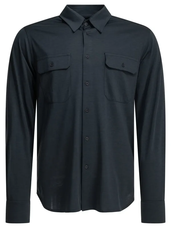 Military Shirts Blue - Tom Ford