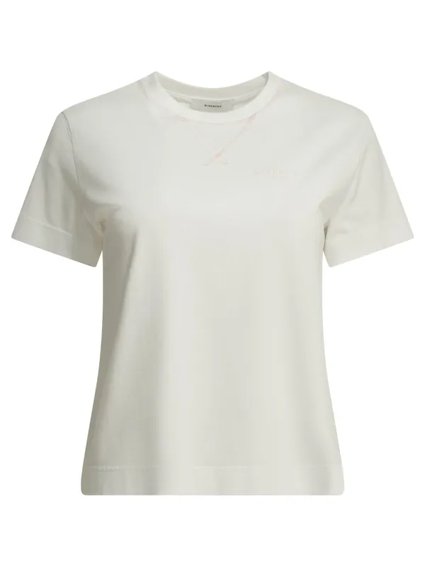 Crew-Neck T-Shirt With Logo T-Shirts White