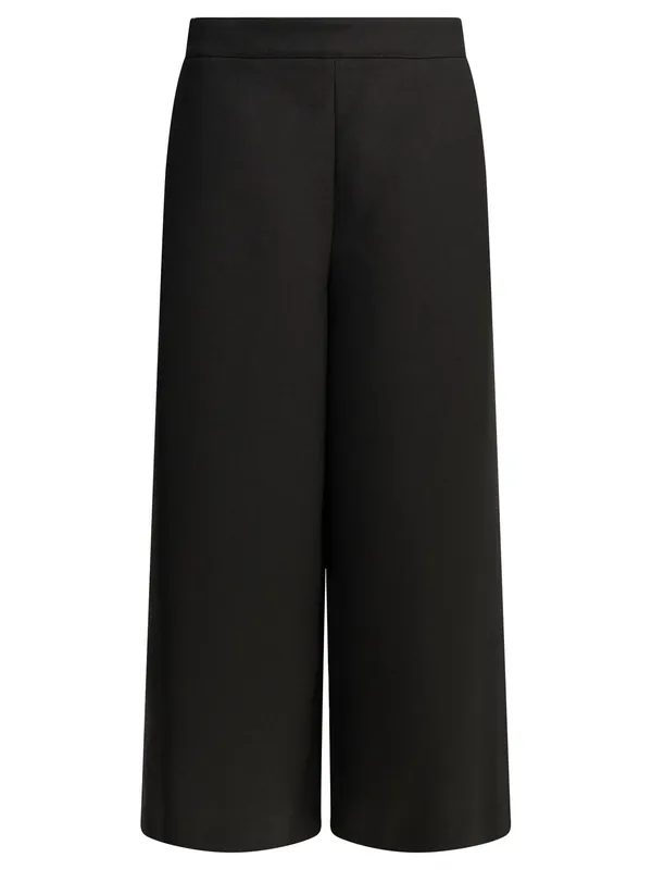 Wool Tailored Pants Trousers Black - Chloé