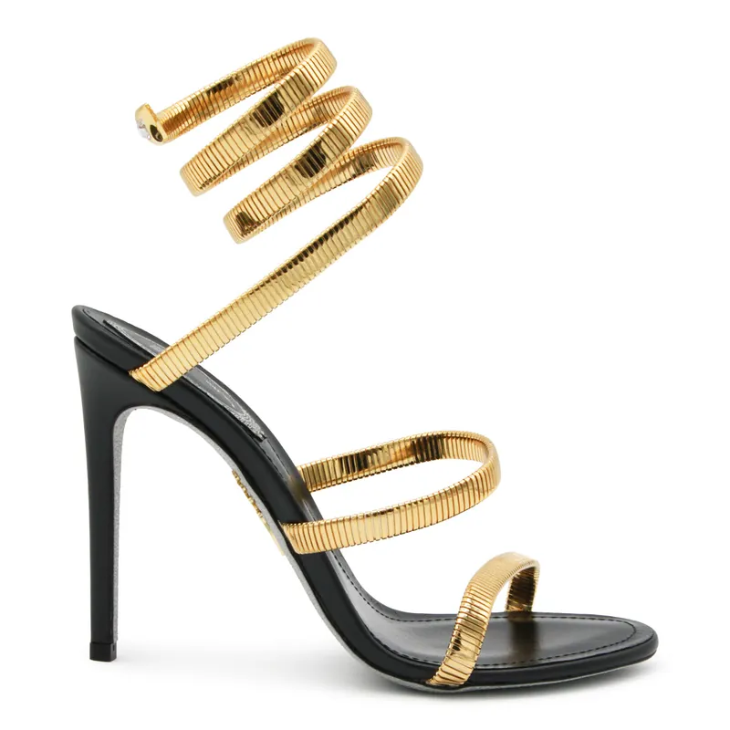 Sandals Black/Gold - René Caovilla