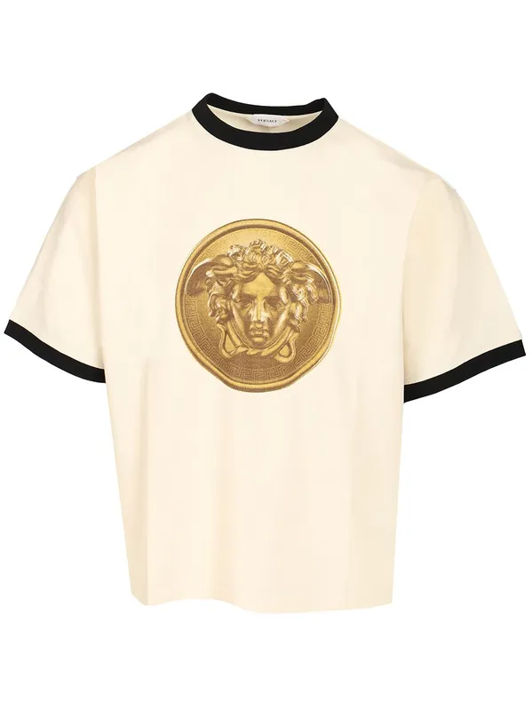 Cotton Jersey With Print T-Shirt White