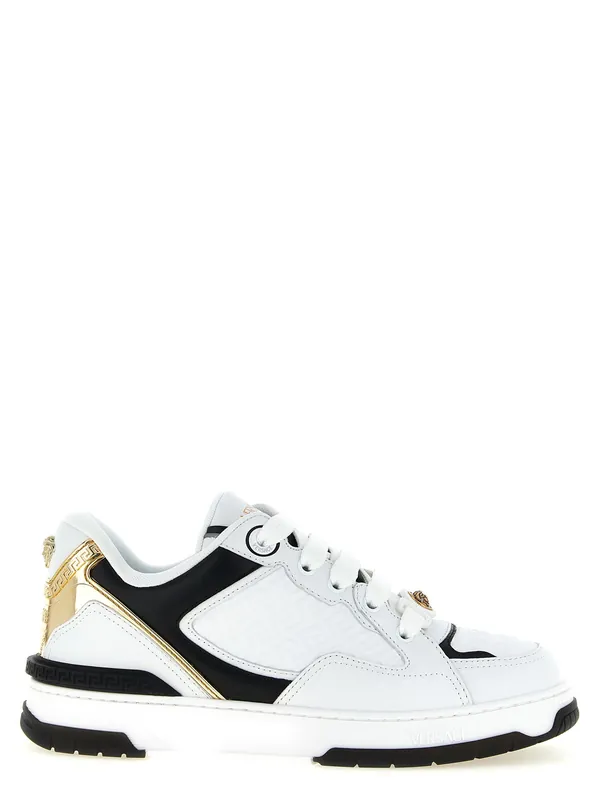 Biggie Basket Sneakers White/Black - Versace