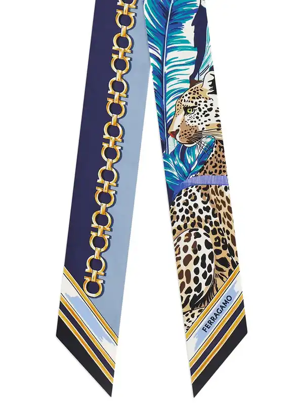 Mini Bandeau With Feline Print - Ferragamo