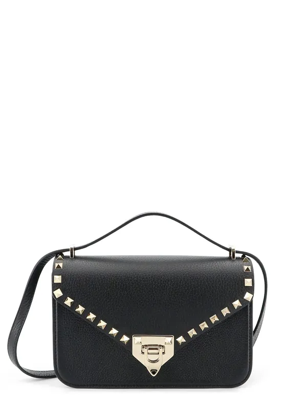Rockstud Leather Crossbody Bag With Stud Detail - Valentino Garavani