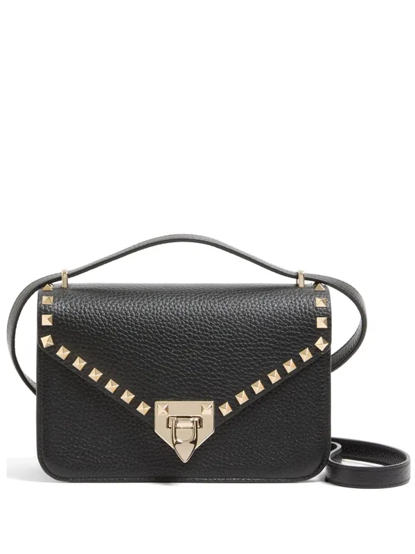 Rockstud Suede Leather Shoulder Bag - Valentino Garavani