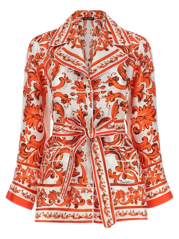 Vanity Shirt And Blouse Orange - Dolce & Gabbana