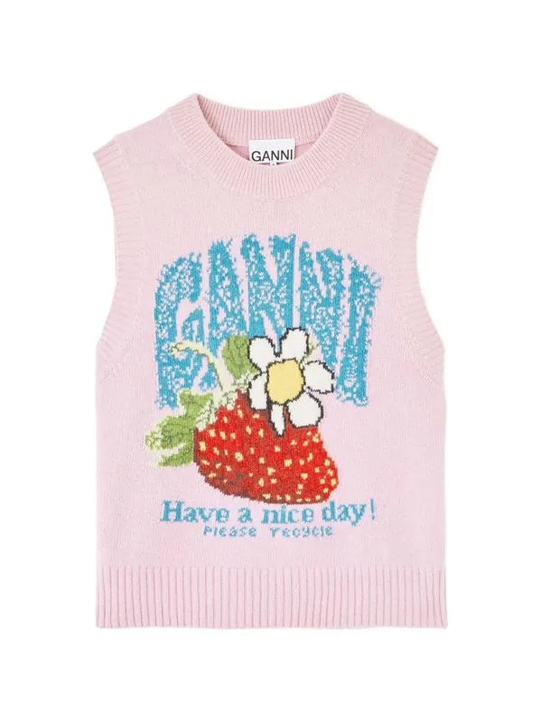 Wool Vest - Ganni