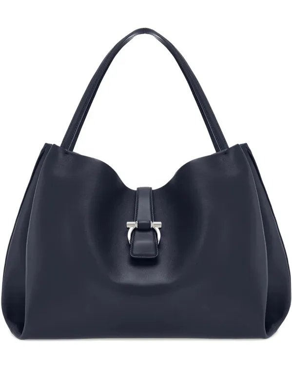 Large Leather Softened Tote Bag - Ferragamo