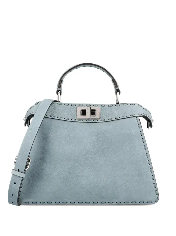 Peekaboo Iseeu Small Bag In Nubuck Leather - Fendi