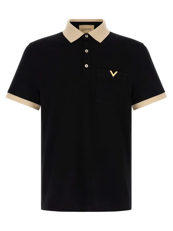 Valentino Polo White/Black - Valentino Garavani