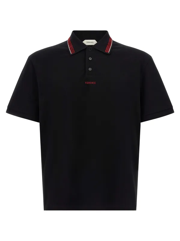 Greca Polo Black - Versace