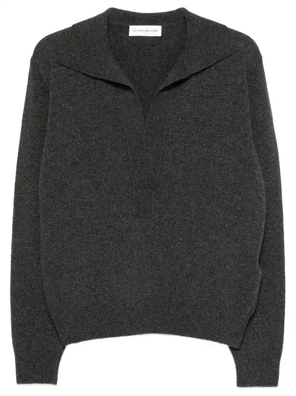 Genevieve Jumper In Ore Melange - Victoria Beckham