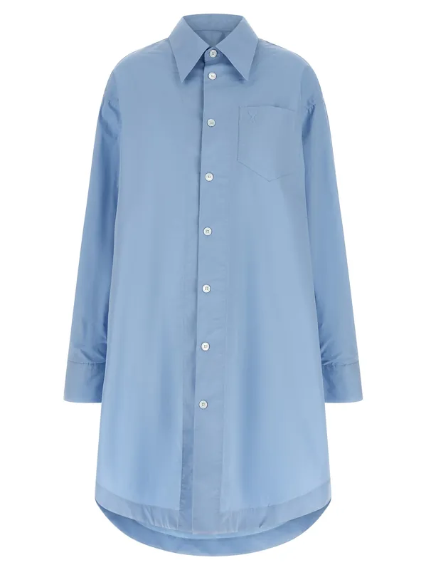 Ami De Coeur Dresses Light Blue - Ami Paris