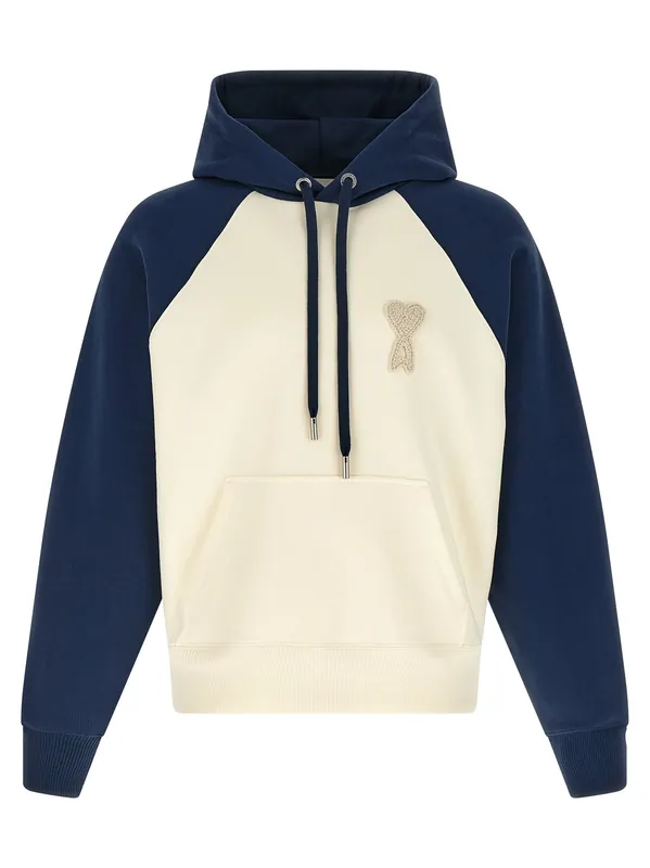 Ami De Coeur Sweatshirt Blue - Ami Paris