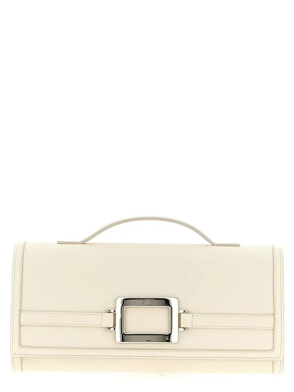 Belle Vivier Clutch White - Roger Vivier